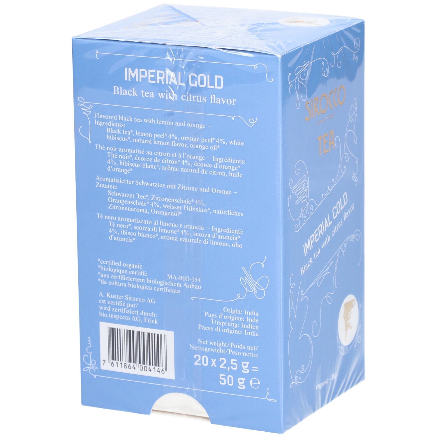 SIROCCO Teebeutel Imperial Gold 20 Stk