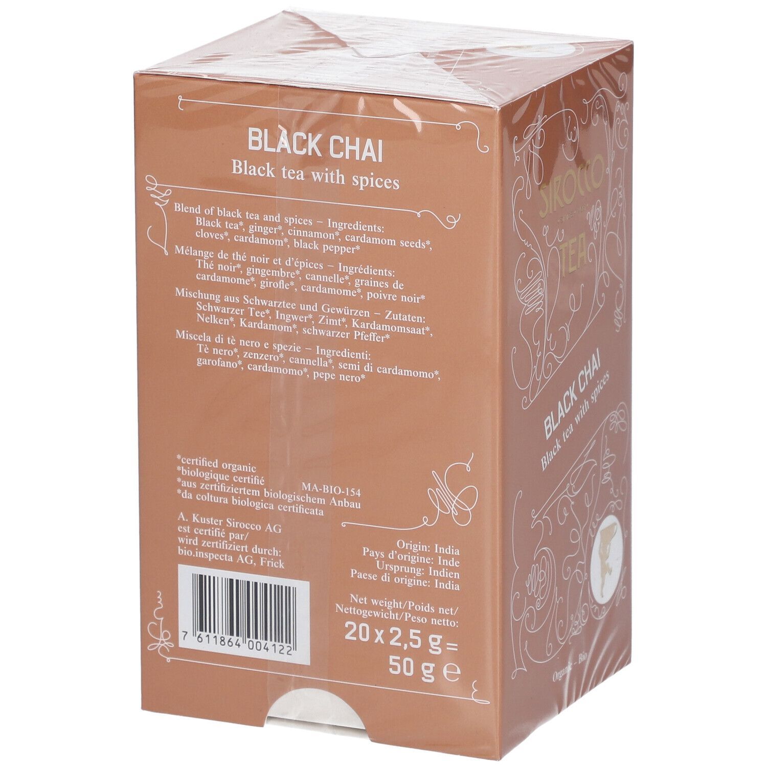 SIROCCO Teebeutel Clack Chai