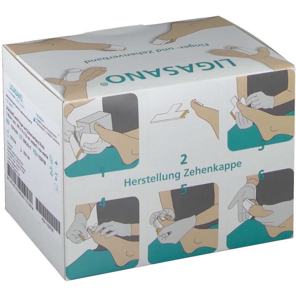 LIGASANO® Pansement blanc doigts et orteils