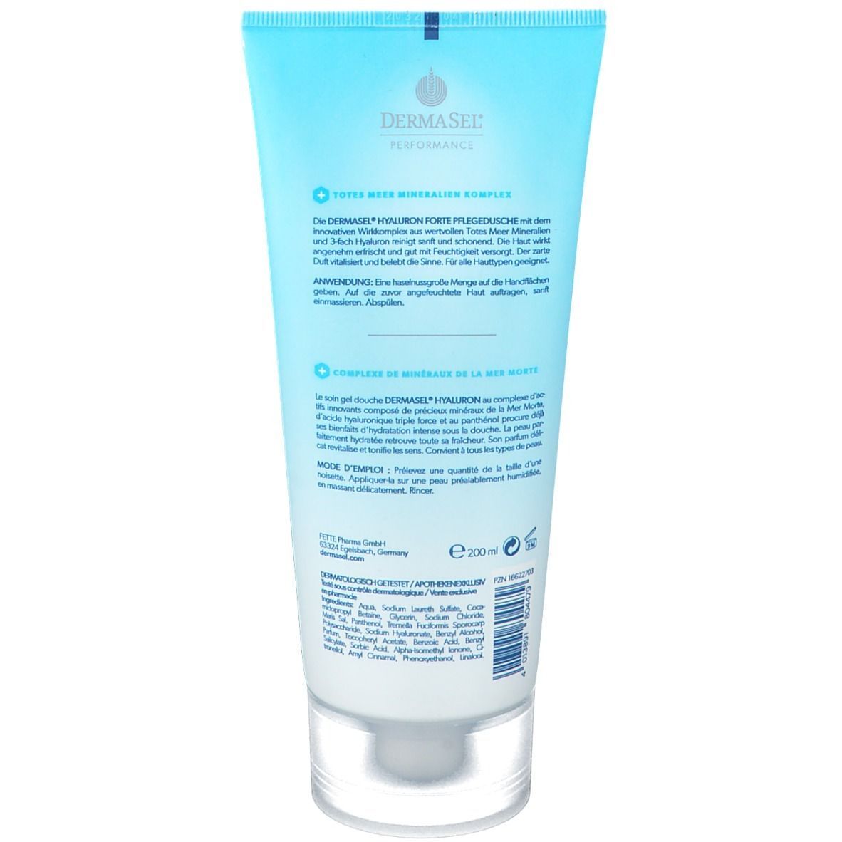 DermaSel® HYALURON FORTE Douche de soin