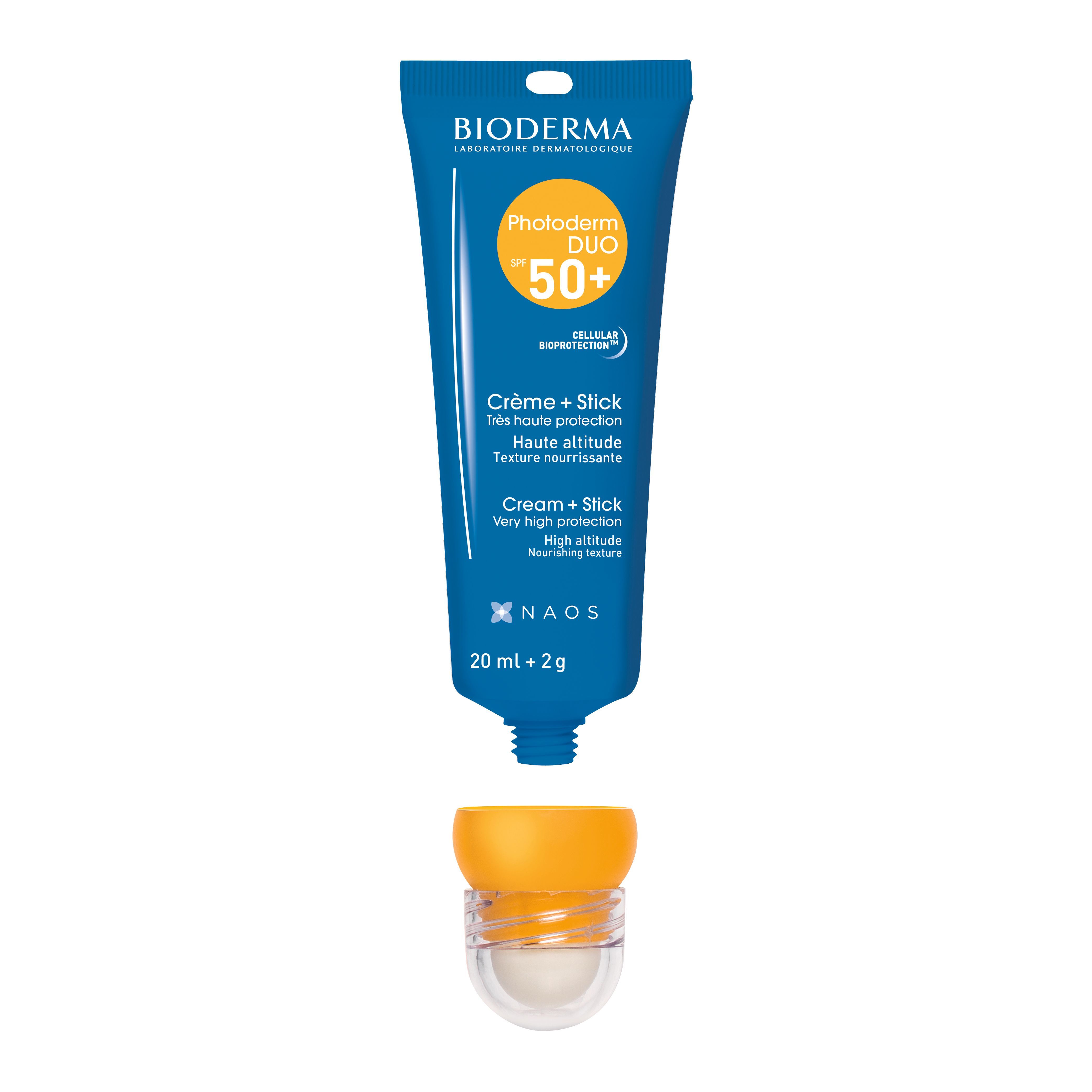 BIODERMA Photoderm DUO SPF 50+ Crème de protection solaire 2 en 1 & stick